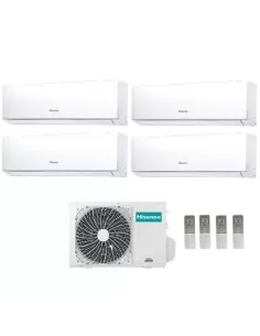 Multisplit a Parete CLIMATIZZATORE CONDIZIONATORE HISENSE QUADRI SPLIT INVERTER NEW