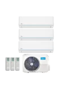 Multisplit a Parete CLIMATIZZATORE CONDIZIONATORE MIDEA TRIAL SPLIT INVERTER EVOLUTION