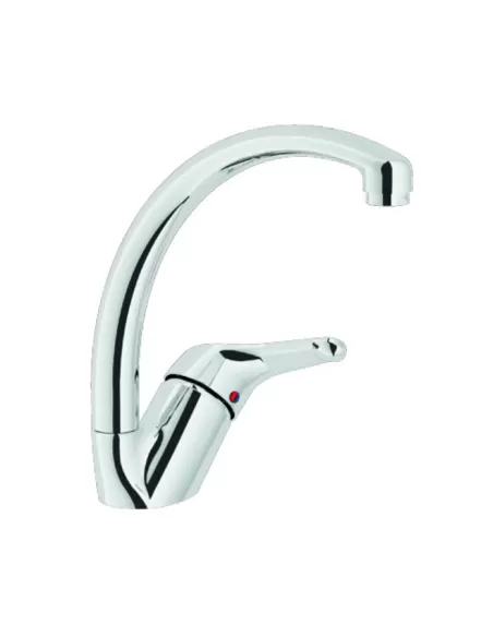 Rubinetteria Cucina NOBILI MISCELATORE MONOCOMANDO LAVELLO ORIENTABILE CROMO serie hera