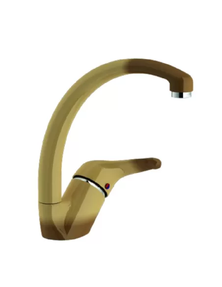 Rubinetteria Cucina NOBILI MISCELATORE MONOCOMANDO LAVELLO ORIENTABILE TERRA DI FRANCIA