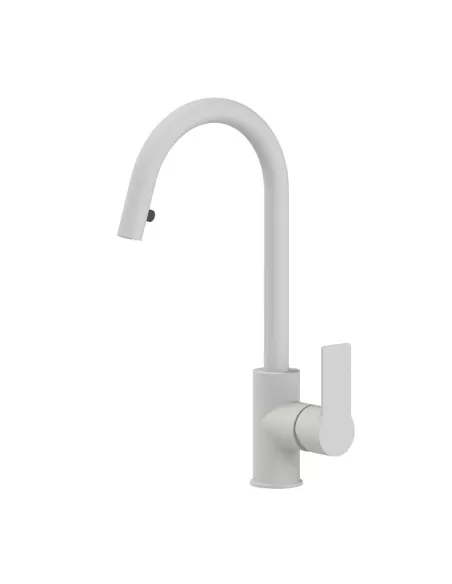 Rubinetteria Cucina REMER MISCELATORE MONOCOMANDO ENERGY EY84BO PER LAVELLO CON CANNA