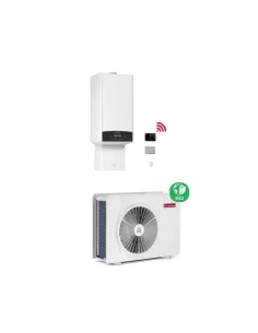 Sistemi Ibridi ARISTON GENUS ONE HYBRYD NET 24/9 KW COMPLETA DI KIT SCARICO FUMI CALDAIA