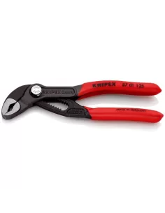 KNIPEX COBRA 125 PINZE REGOLABILI PER TUBI E DADI MANICI IN RESINA CODICE 8701125