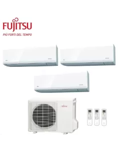 CLIMATIZZATORE CONDIZIONATORE FUJITSU TRIAL SPLIT INVERTER SERIE KNCA 7000+9000+9000 CON AOYG18KGTB3 – NEW R-32 WI-FI INTEGRATO