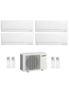 CLIMATIZZATORE CONDIZIONATORE MITSUBISHI ELECTRIC QUADRI SPLIT INVERTER LINEA PLUS SERIE MSZ-AY 7000+9000+9000+9000 BTU CON MXZ