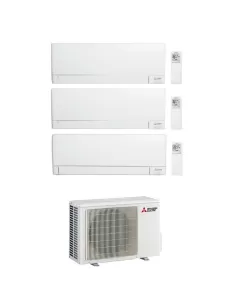 CLIMATIZZATORE CONDIZIONATORE MITSUBISHI ELECTRIC TRIAL SPLIT INVERTER LINEA PLUS SERIE MSZ-AY 7000+9000+12000 BTU CON MXZ-3F54