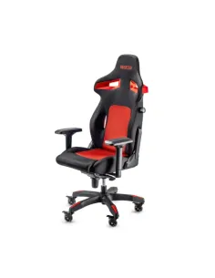 SPARCO SEDIA POLTRONA GAMING UFFICIO MODELLO STINT COLORE NERO/ROSSO - 00988NRRS